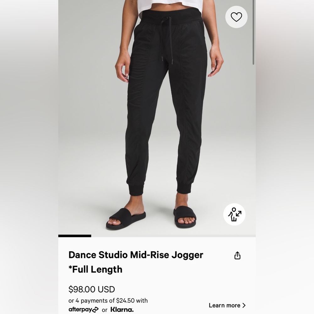 Dance Studio Mid Rise Jogger full length